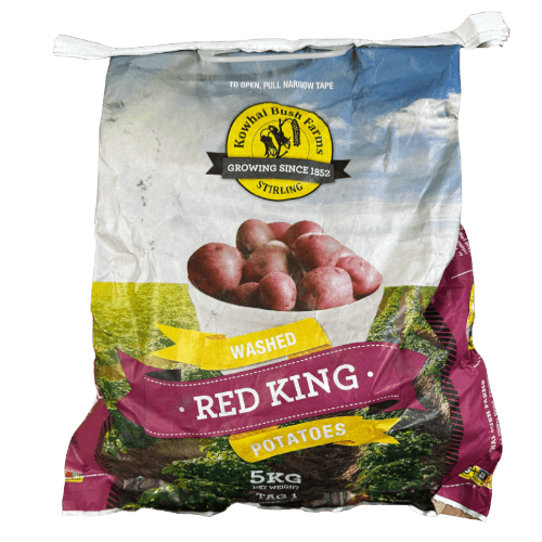 Kowhai Bush Farms Washed Red King Potatoes 5 kg