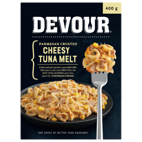 Devour Parmesan Crusted Cheesy Tuna Melt