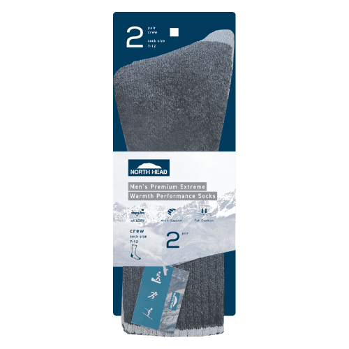North Head Men's Premium Extreme Warmth Performance Socks