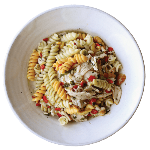 Local Garden Smoked Chicken Pasta Salad