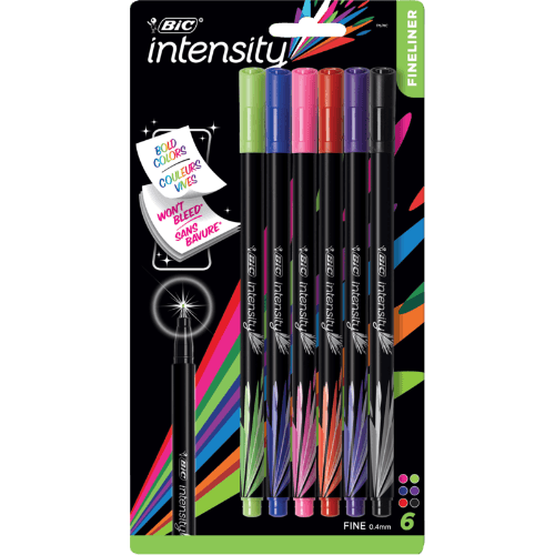 Bic Intensity Fineliner Pens Assorted