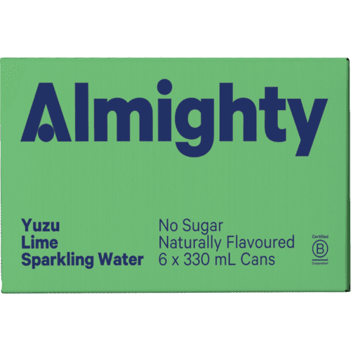 Almighty No Sugar Yuzu Lime Sparkling Water