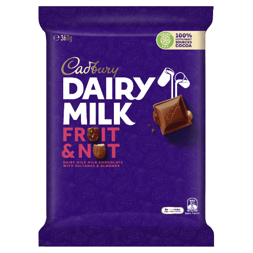 Cadbury Fruit & Nut Chocolate Block