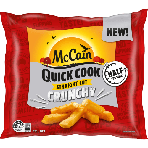 McCain Quick Cook Straight Cut Chips 750 g