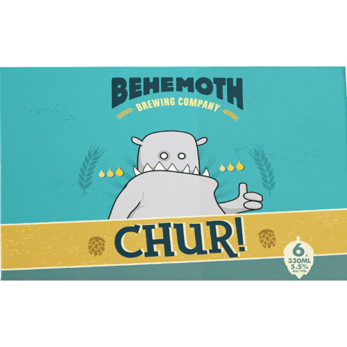 Behemoth Brewing Company Chur! Pale Ale Cans 6 × 330 mL