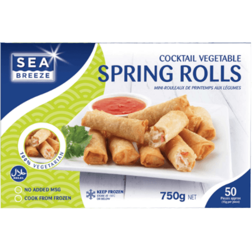 Sea Breeze Cocktail Vegetable Spring Rolls