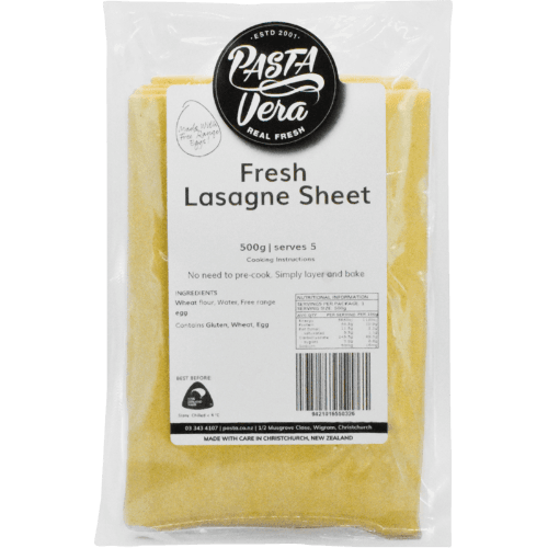 Pasta Vera Fresh Lasagne Sheet