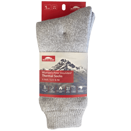 North Head Women's Polar Insulated Thermal Socks Size 5-10