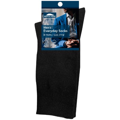 North Head Men's Everyday Socks Size 7-12