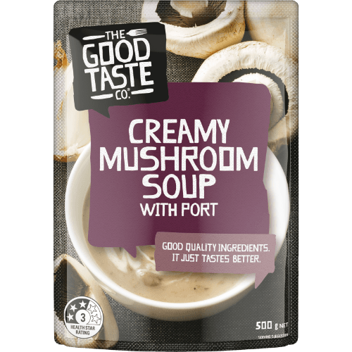 Good Taste Creamy Mushroom Soup With Port