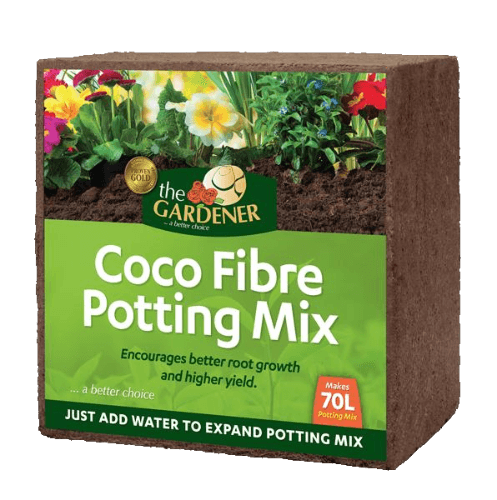 The Gardener Coco Fibre Potting Mix - Makes 70 L 5 kg