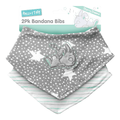 Rocco & Tolly Bandana Bibs