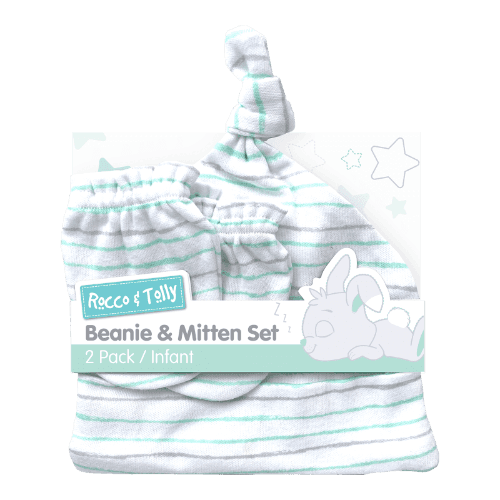 Rocco & Tolly Beanie & Mitten Set