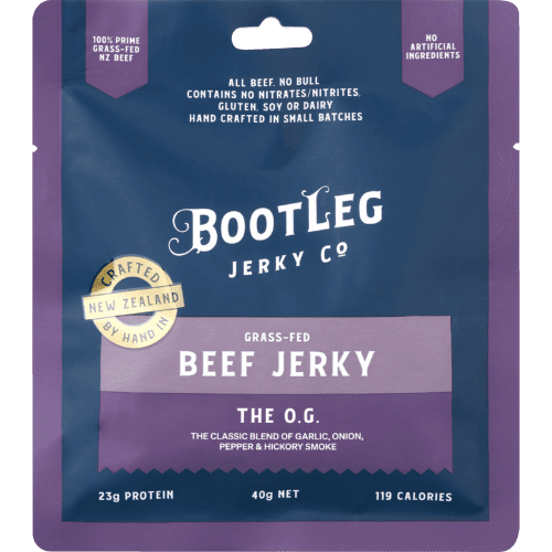 Bootleg Jerkey Co. The O G Grass-Fed Beef Jerky