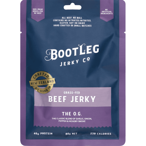Bootleg Jerkey Co. The O G Grass-Fed Beef Jerky
