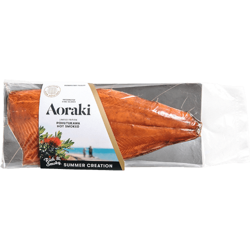 Aoraki Smokehouse Half Fillet Pohutukawa Hot Smoked Salmon per kg