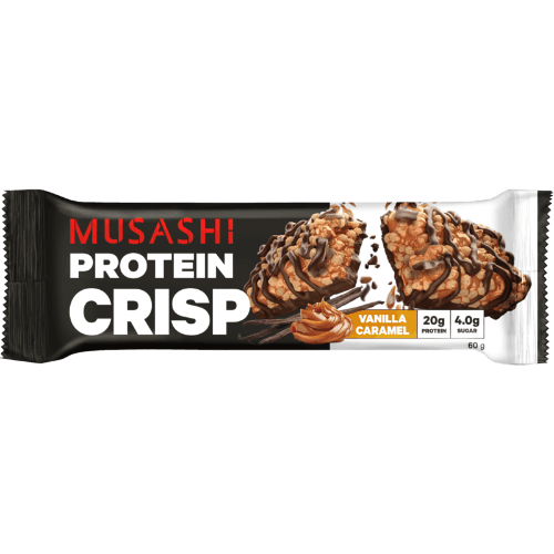 Musashi Vanilla Caramel Protein Crisp Bar