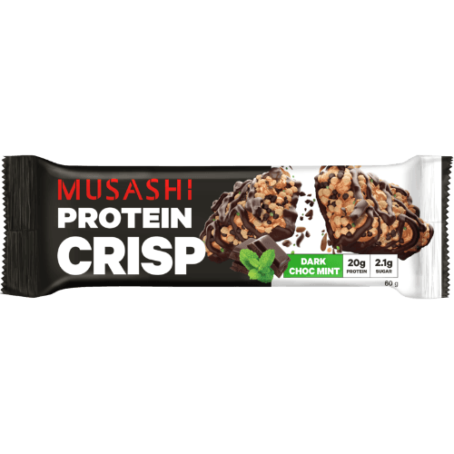 Musashi Dark Choc Mint Protein Crisp Bar