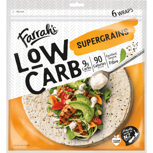 Farrah's Low Carb Supergrains Wraps