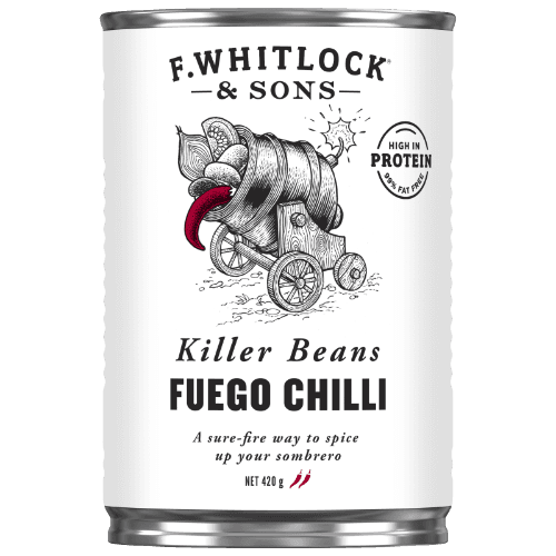 F.Whitlock & Sons Killer Beans In Fuego Chilli Sauce