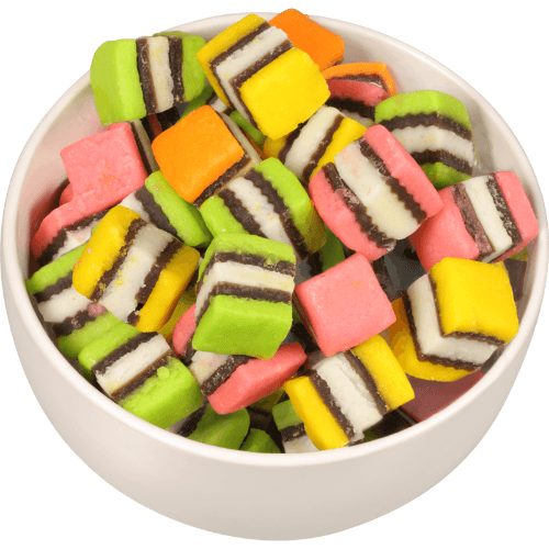 Lolly Bar Standard Licorice Allsorts per kg