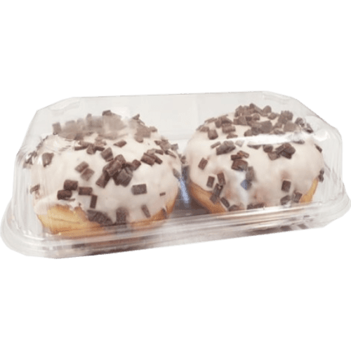 The Donut Factory Chocolate Creme Filled Donuts 2 pack