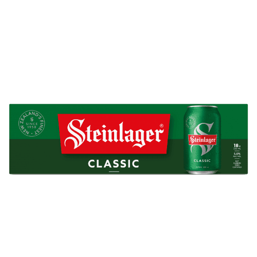 Steinlager Classic Lager Beer Cans