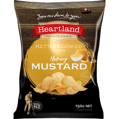 Heartland Kettle Cooked Honey Mustard Potato Chips
