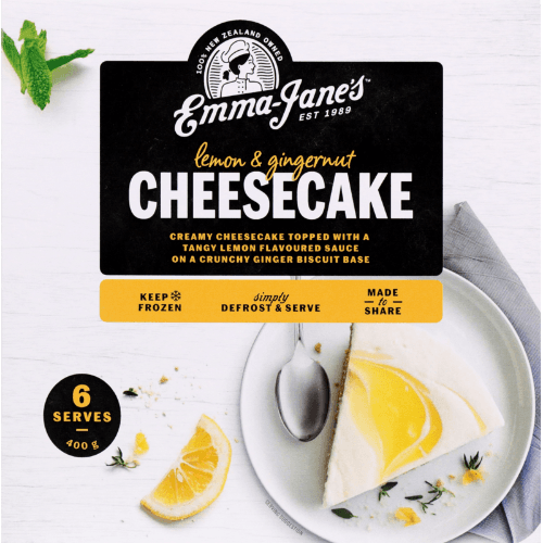 Emma-Jane's Lemon & Gingernut Cheesecake 400 g
