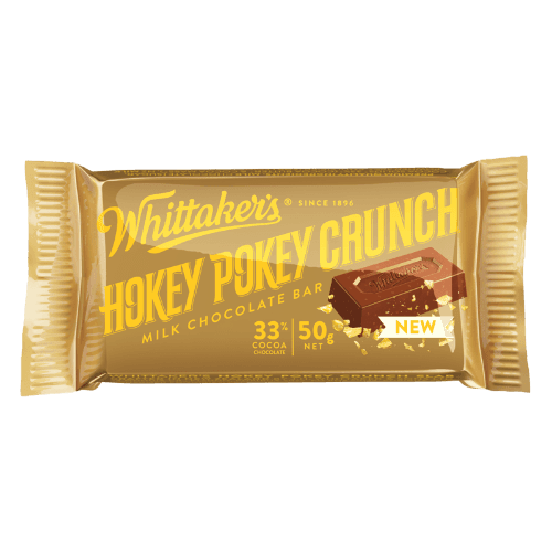 Whittaker's Hokey Pokey Crunch 33% Cocoa Milk Chocolate Bar