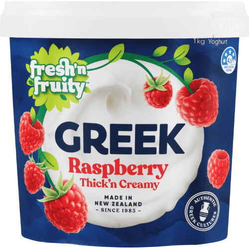 Fresh 'n Fruity Greek Raspberry Thick 'n Creamy Yoghurt