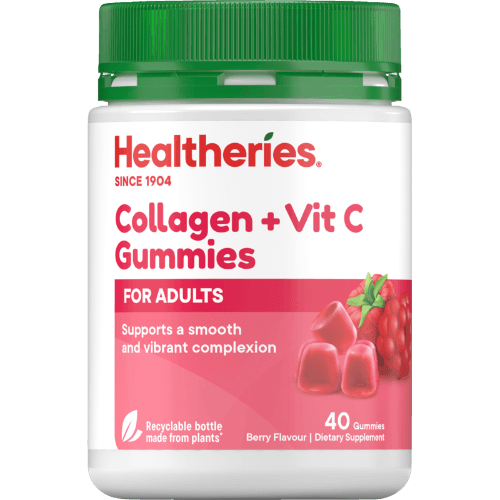 Healtheries For Adults Berry Flavour Collagen + Vit-C Gummies