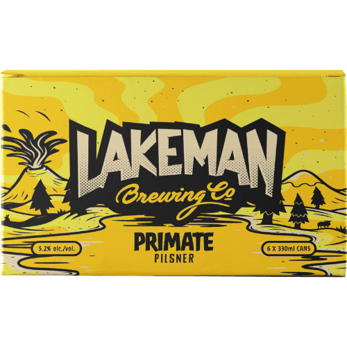 Lakeman Brewing Co Primate Pilsner Cans