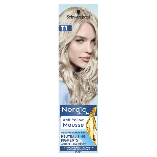 Schwarzkopf Nordic T1 Blonde Anti-Yellow Hair Mousse