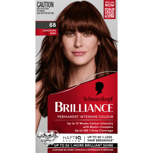 Schwarzkopf Brilliance 68 Chocolate Rush Permanent Hair Colour