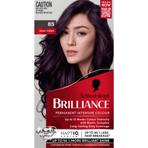 Schwarzkopf Brilliance 85 Violet Vision Permanent Hair Colour