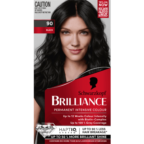 Schwarzkopf Brilliance 90 Black Permanent Hair Colour