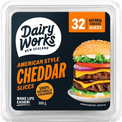 Dairyworks Cheddar Natural Slices