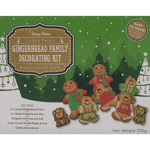 Harry's Kitchen Gingerbread Family Decorating Set