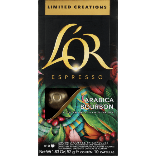 L'OR Limited Creations Arabica Bourbon Coffee Capsules 10 × 5.2 g