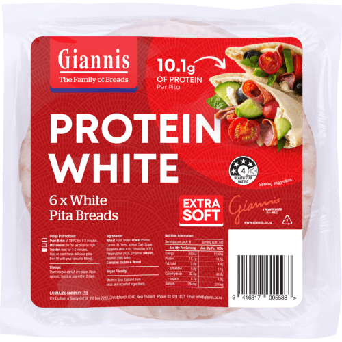 Giannis Premium Classic White Pita Breads