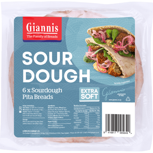 Giannis Premium Sourdough Pita Breads