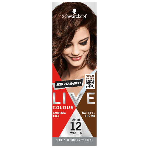 Schwarzkopf Live Natural Brown Semi Permanent Colour