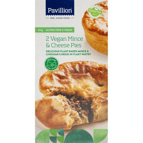 Pavillion Gluten Free Vegan Mince & Cheese Pies 2 pack