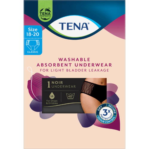 Tena Washable Absorbent Underwear Size 18-20