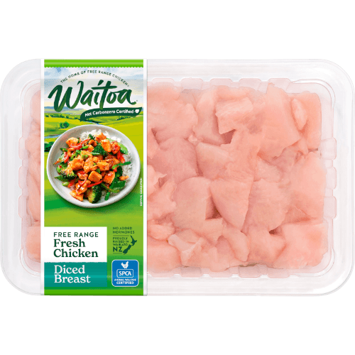 Waitoa Free Range Diced Chicken Breast