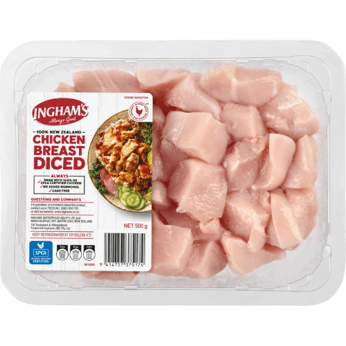 Inghams Chicken Breast Diced 500 g