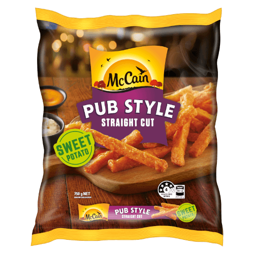 McCain Pub Style Straight Cut Sweet Potato Fries