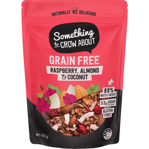 Something to Crow About Grain Free Raspberry Almond & Coconut Muesli