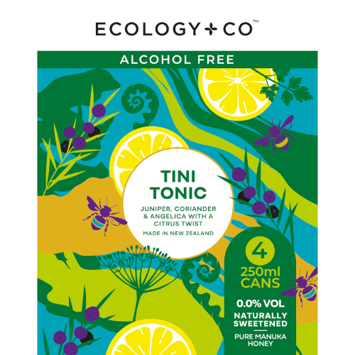 Ecology & Co Non-alcoholic Drink London Dry 4 × 250 mL